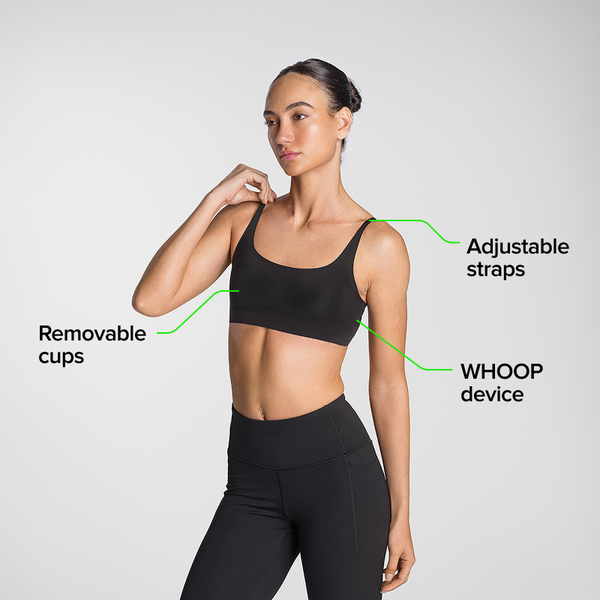 4.0 Black Adjustable Bralette