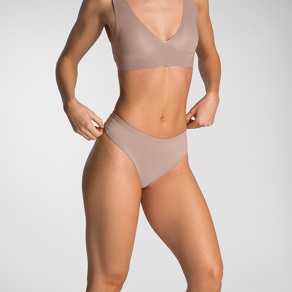 4.0 Women's Everyday Thong in Taupe