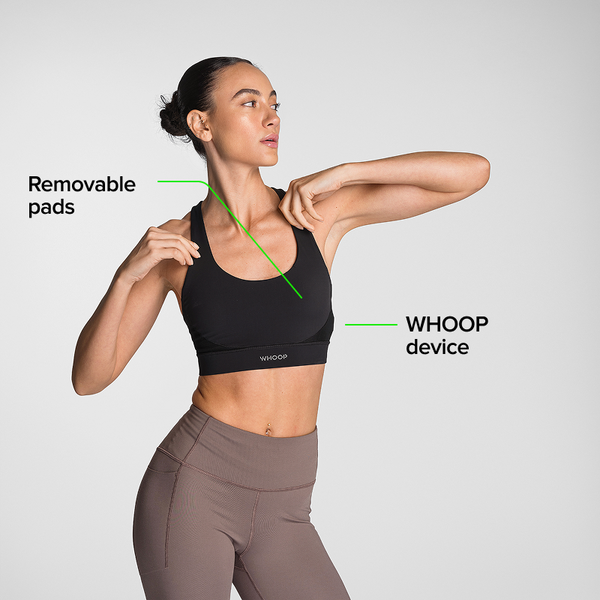 4.0 Black WHOOP Sports Bra