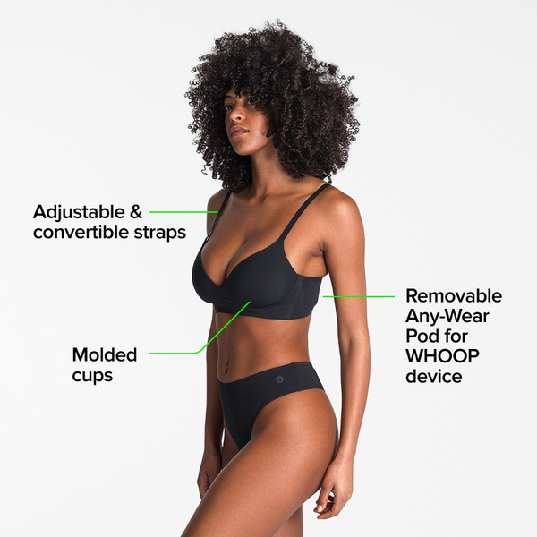 T-Shirt Bralette | Black