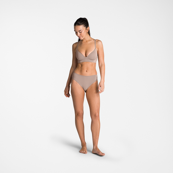 T-Shirt Bralette | Taupe