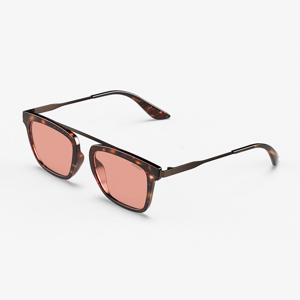 Spindle Tortoise Frames with Evening Lenses