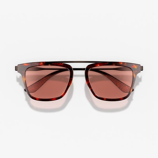 Spindle Tortoise Frames with Evening Lenses