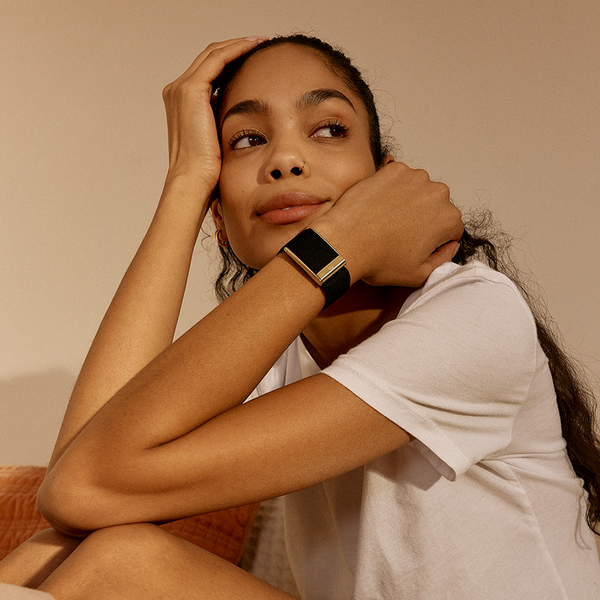 MG SuperKnit Luxe Band | Obsidian with Gold