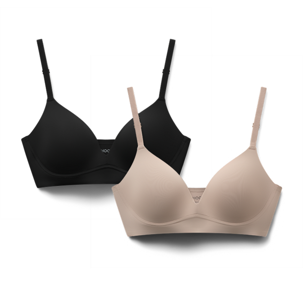 Essential T-shirt Bralette 2 Pack