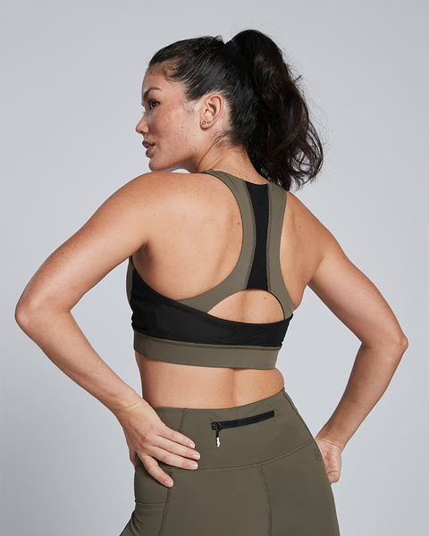 Olive WHOOP Sports Bra | Smart Apparel