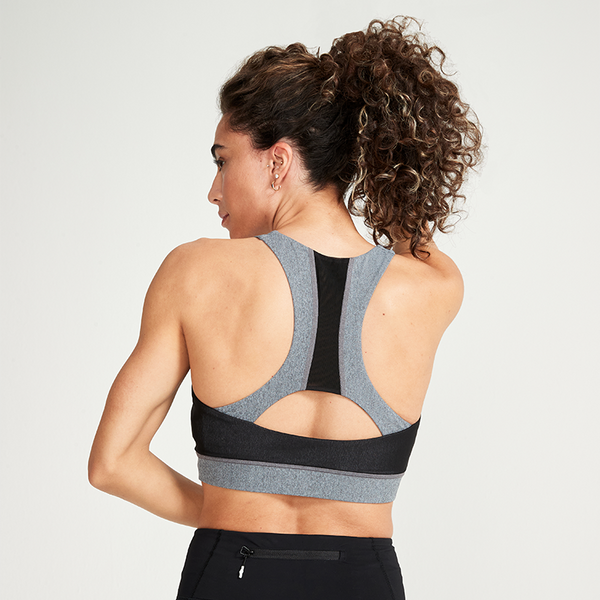 4.0 Heather Grey WHOOP Sports Bra