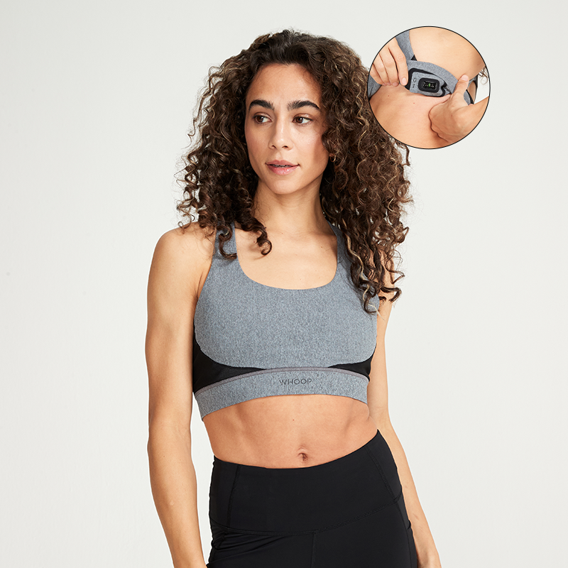 4.0 Heather Grey WHOOP Sports Bra
