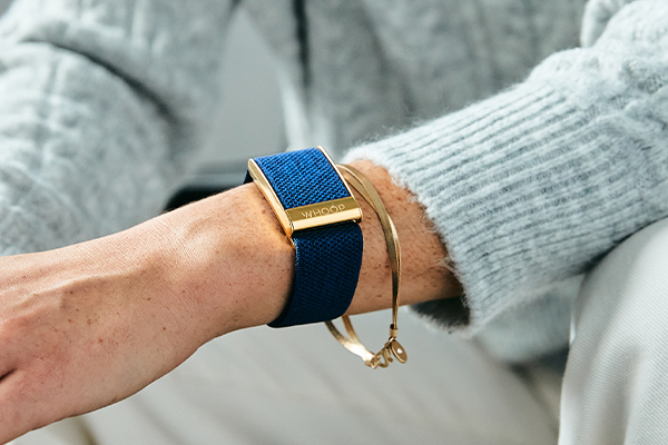 4.0 Midnight with Gold SuperKnit Luxe Band