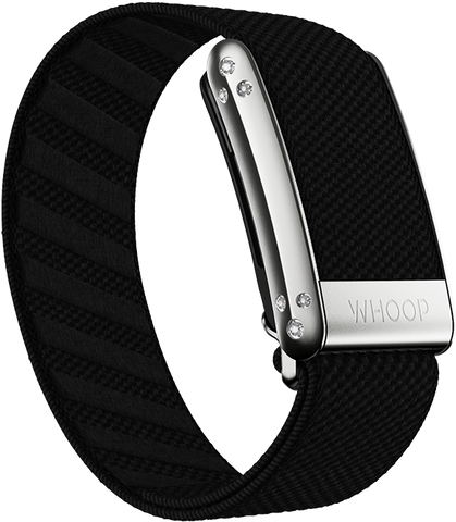 4.0 Onyx with Platinum Crystal Luxe Band
